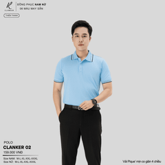 Áo Polo Thể Thao CLANKER 02 Nam , Nữ Màu Đỏ