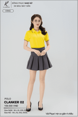 Áo Polo Thể Thao CLANKER 01 Nam , Nữ Màu Trắng Viền Đỏ Vải Cá Sấu Thể Thao Mịn Co Dãn 4 Chiều Phủ Nano Kháng Khuẩn