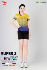 Áo Pickleball Hiwing Super 2 New 2025 Màu Vàng