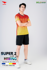 Áo Bóng Chuyền ,Cầu Lông ,Pickleball Hiwing Super 2 New 2025 Màu Đỏ
