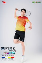 Áo Bóng Chuyền ,Cầu Lông ,Pickleball Hiwing Super 2 New 2025 Màu Đỏ