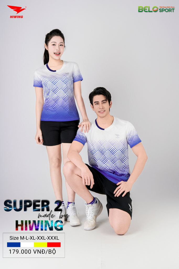 Áo Bóng Chuyền Hiwing Super 2 2025 Màu Trắng