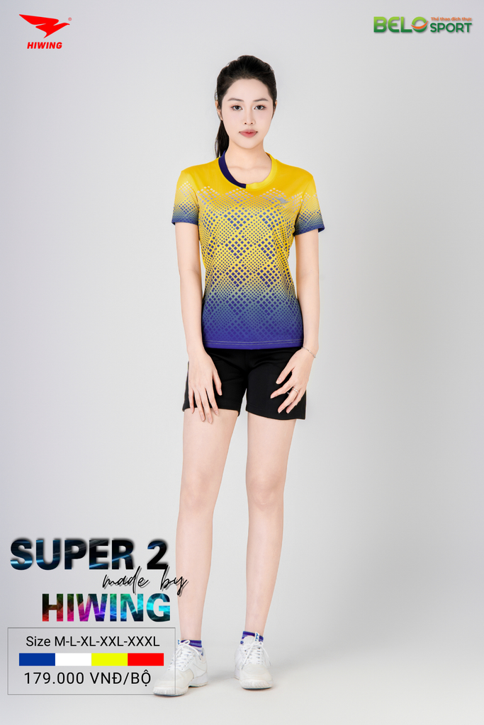 Áo Pickleball Hiwing Super 2 New 2025 Màu Vàng