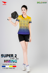 Áo Bóng Chuyền Hiwing Super 2 Màu Vàng