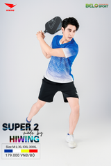 Áo Pickleball Hiwing Super 2 New 2025 Màu Xanh