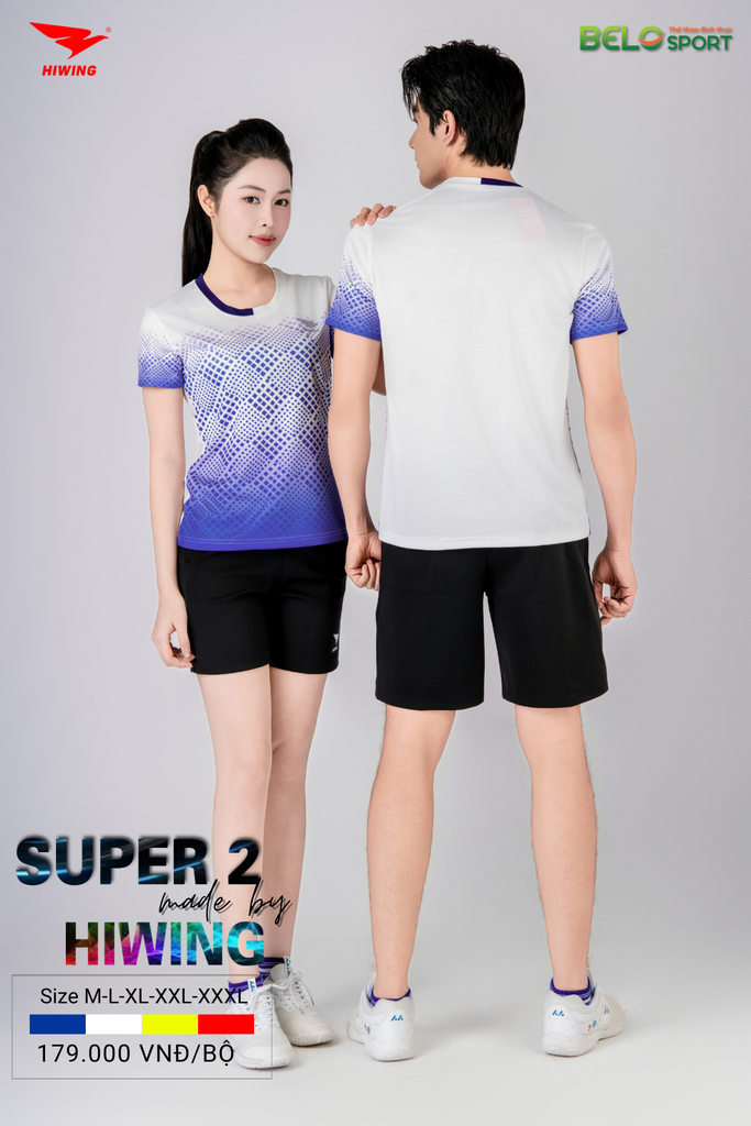 Áo Bóng Chuyền Hiwing Super 2 2025 Màu Trắng