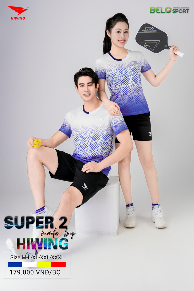 Áo Bóng Chuyền Hiwing Super 2 2025 Màu Trắng
