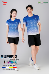Áo Bóng Chuyền ,Cầu Lông ,Pickleball Hiwing Super 2 New 2025 Màu Xanh