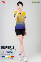 Áo Bóng Chuyền Hiwing Super 2 Màu Vàng