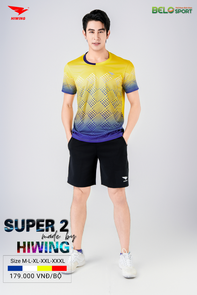 Áo Bóng Chuyền Hiwing Super 2 Màu Vàng