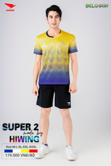 Áo Pickleball Hiwing Super 2 New 2025 Màu Vàng