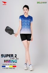 Áo Pickleball Hiwing Super 2 New 2025 Màu Xanh