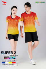 Áo Bóng Chuyền ,Cầu Lông ,Pickleball Hiwing Super 2 New 2025 Màu Đỏ