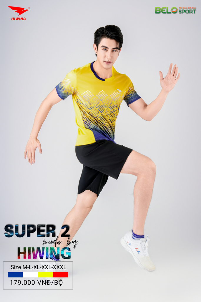 Áo Bóng Chuyền Hiwing Super 2 Màu Vàng