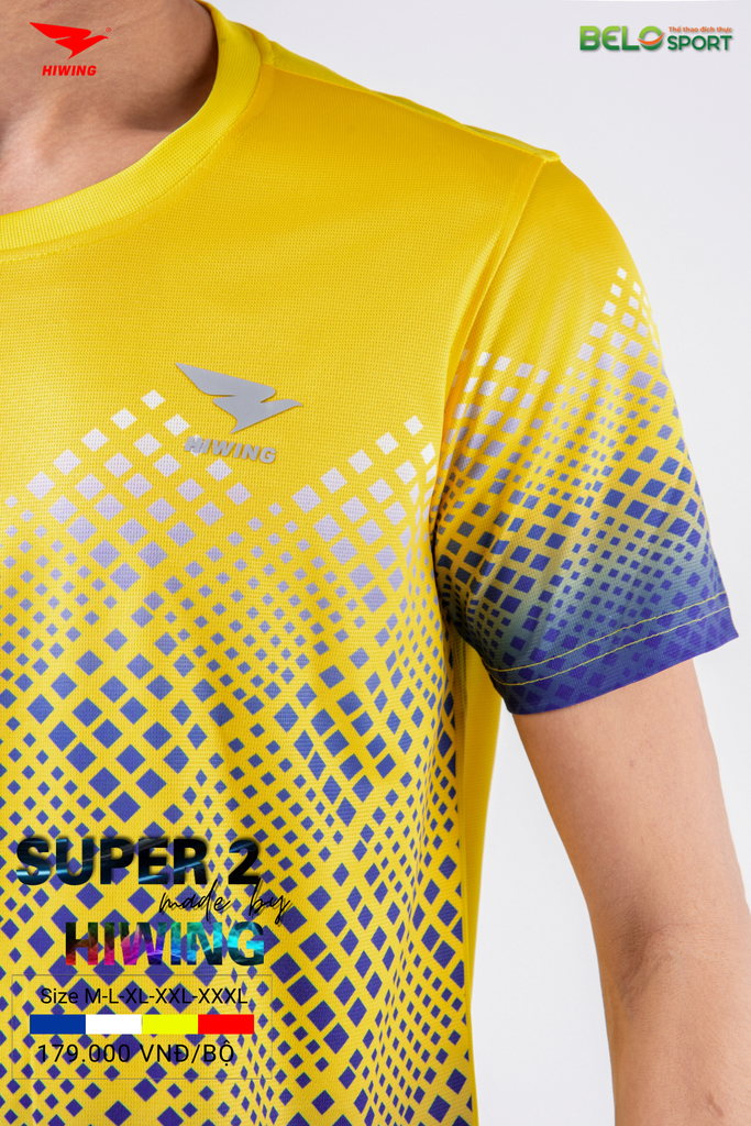 Áo Bóng Chuyền Hiwing Super 2 Màu Vàng
