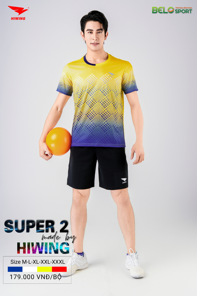 Áo Pickleball Hiwing Super 2 New 2025 Màu Vàng