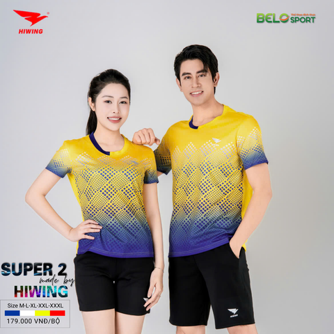 Áo Bóng Chuyền ,Cầu Lông ,Pickleball Hiwing Super 2 New 2025 Màu Vàng