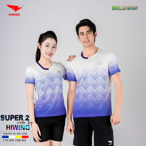 Áo Pickleball Hiwing Super 2 New 2025 Màu Trắng