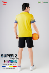 Áo Bóng Chuyền Hiwing Super 2 Màu Vàng