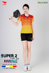 Áo Bóng Chuyền ,Cầu Lông ,Pickleball Hiwing Super 2 New 2025 Màu Đỏ