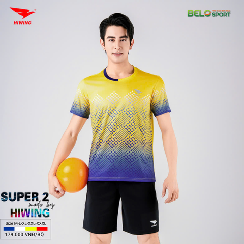 Áo Bóng Chuyền ,Cầu Lông ,Pickleball Hiwing Super 2 New 2025 Màu Vàng