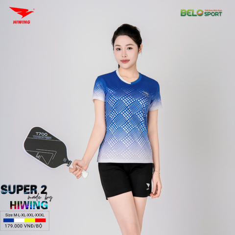 Áo Pickleball Hiwing Super 2 New 2025 Màu Xanh