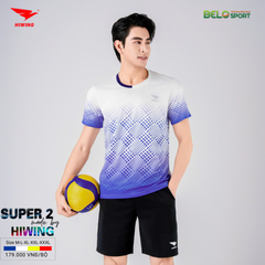 Áo Pickleball Hiwing Super 2 New 2025 Màu Trắng