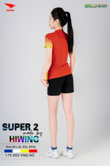 Áo Bóng Chuyền ,Cầu Lông ,Pickleball Hiwing Super 2 New 2025 Màu Đỏ