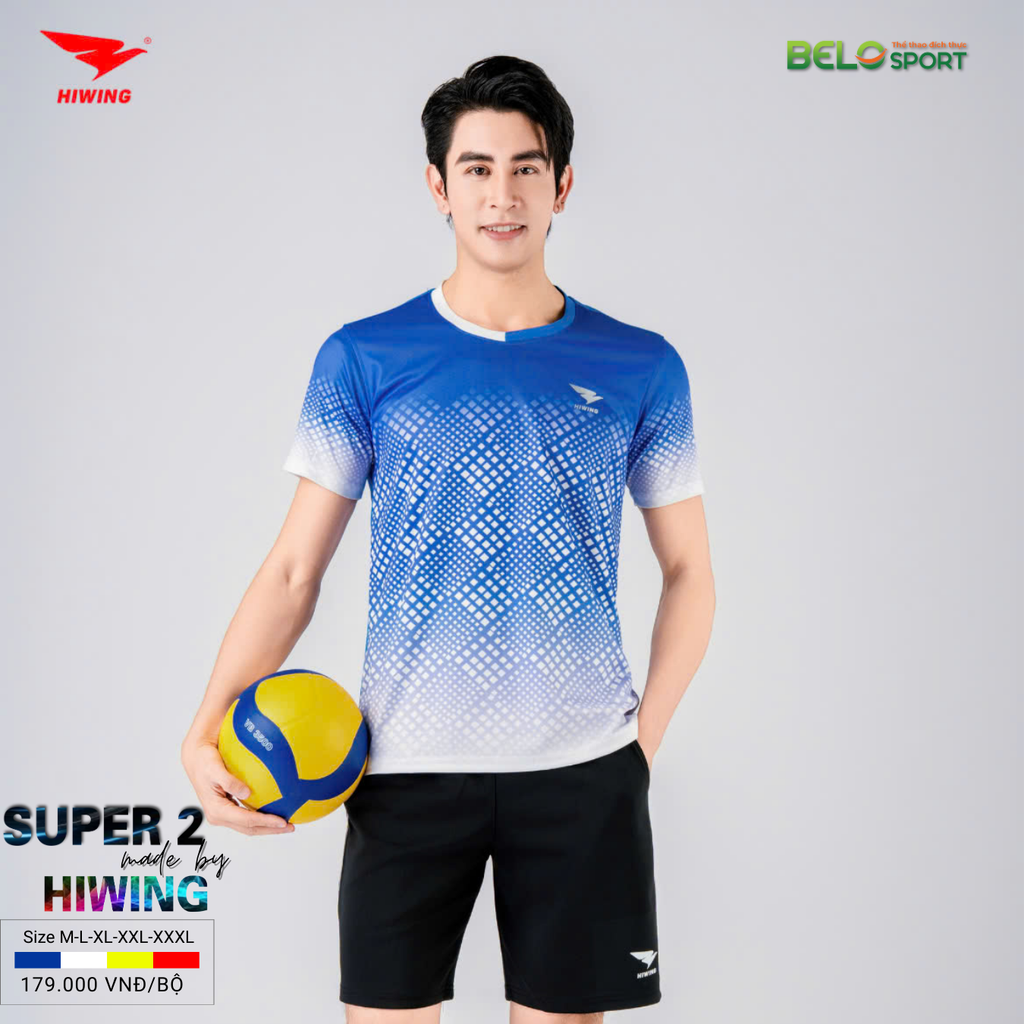 Áo Bóng Chuyền Hiwing Super 2 Màu Vàng