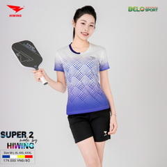 Áo Pickleball Hiwing Super 2 New 2025 Màu Trắng