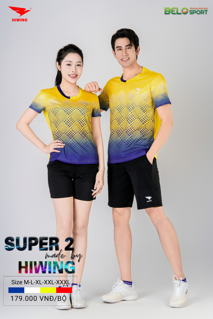 Áo Pickleball Hiwing Super 2 New 2025 Màu Vàng