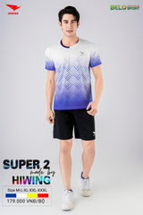 Áo Pickleball Hiwing Super 2 New 2025 Màu Trắng