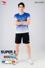 Áo Bóng Chuyền ,Cầu Lông ,Pickleball Hiwing Super 2 New 2025 Màu Xanh