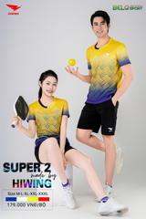 Áo Pickleball Hiwing Super 2 New 2025 Màu Vàng