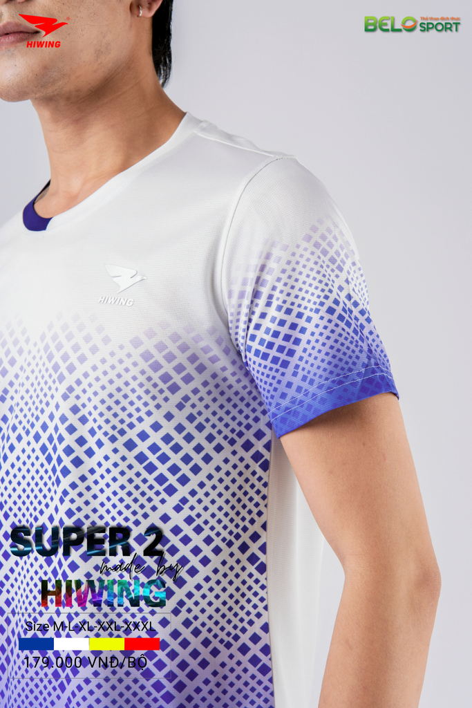 Áo Pickleball Hiwing Super 2 New 2025 Màu Trắng