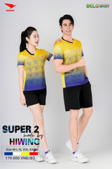 Áo Bóng Chuyền Hiwing Super 2 Màu Vàng