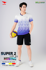Áo Pickleball Hiwing Super 2 New 2025 Màu Trắng