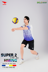 Áo Bóng Chuyền Hiwing Super 2 2025 Màu Trắng