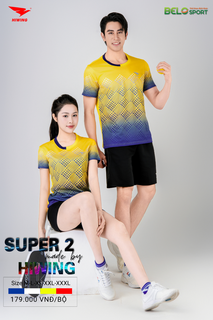 Áo Pickleball Hiwing Super 2 New 2025 Màu Vàng
