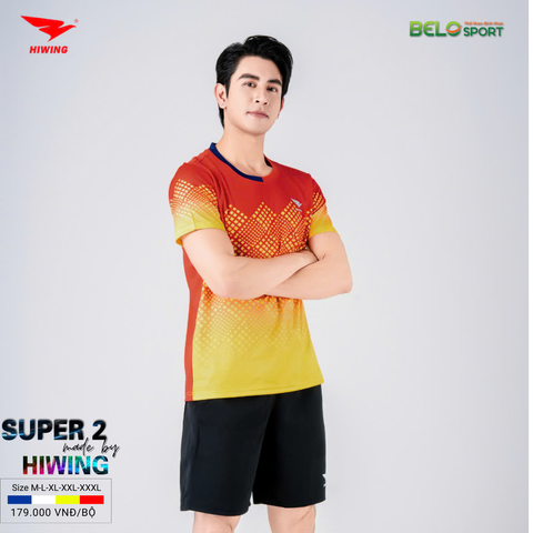 Áo Bóng Chuyền ,Cầu Lông ,Pickleball Hiwing Super 2 New 2025 Màu Đỏ