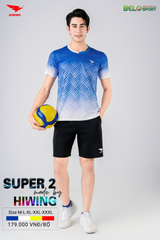Áo Pickleball Hiwing Super 2 New 2025 Màu Xanh