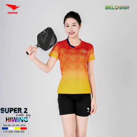 Áo Pickleball Hiwing Super 2 New 2025 Màu Đỏ