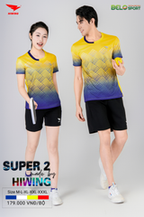 Áo Bóng Chuyền Hiwing Super 2 Màu Vàng