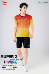 Áo Bóng Chuyền ,Cầu Lông ,Pickleball Hiwing Super 2 New 2025 Màu Đỏ