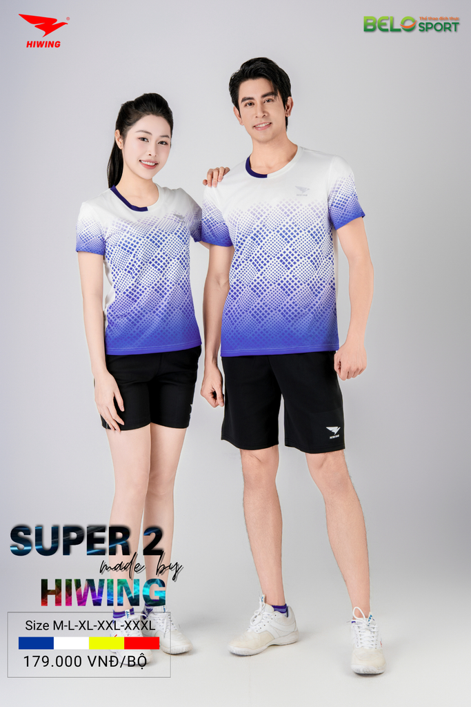 Áo Bóng Chuyền Hiwing Super 2 2025 Màu Trắng