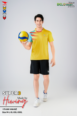 Áo Bóng Chuyền ,Cầu Lông ,Pickleball Hiwing Super 3 New 2025 Màu Vàng