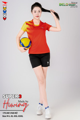 Áo Bóng Chuyền Hiwing Super 3 2025 Màu Đỏ