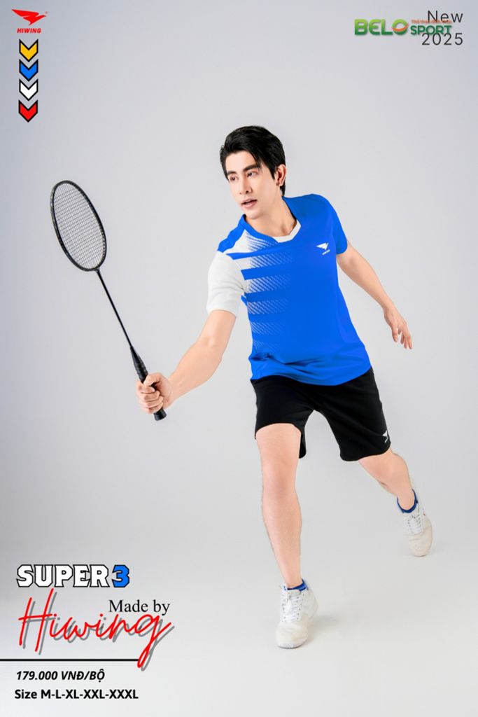 Áo Bóng Chuyền Hiwing Super 3 2025 Màu Xanh