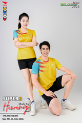 Áo Bóng Chuyền ,Cầu Lông ,Pickleball Hiwing Super 3 New 2025 Màu Vàng