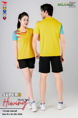 Áo Bóng Chuyền ,Cầu Lông ,Pickleball Hiwing Super 3 New 2025 Màu Vàng